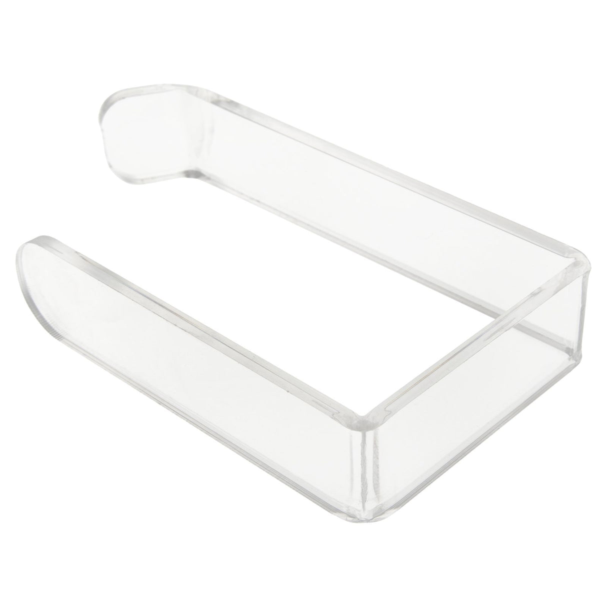 Toilet Paper Holder No Drilling Acrylic Transparent Wall Mount Toilet Paper Roll Holder for Bathroom Kitchen