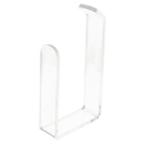Toilet Paper Holder No Drilling Acrylic Transparent Wall Mount Toilet Paper Roll Holder for Bathroom Kitchen - 45-Degree Angle