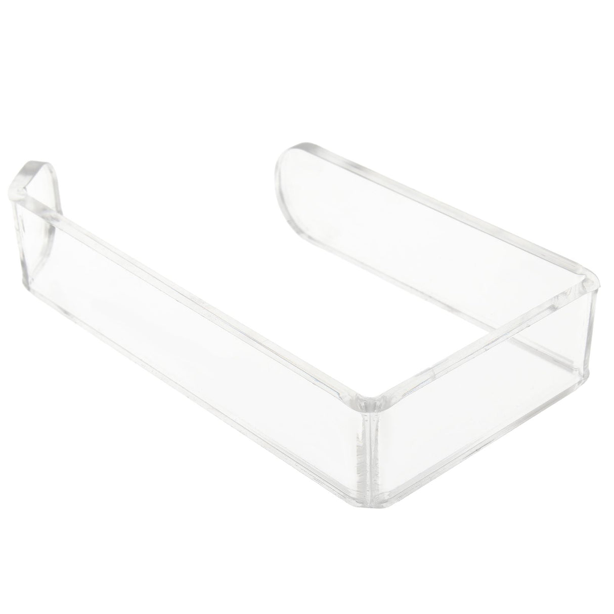 Toilet Paper Holder No Drilling Acrylic Transparent Wall Mount Toilet Paper Roll Holder for Bathroom Kitchen