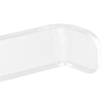 Toilet Paper Holder No Drilling Acrylic Transparent Wall Mount Toilet Paper Roll Holder for Bathroom Kitchen - Extra Image