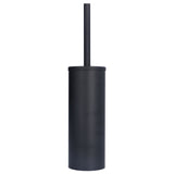 Toilet Brush with Holder Stainless Steel Long Handle Toilet Bowl Brush Soft Toilet Brush Toilet Cleaning Brush SetBlack