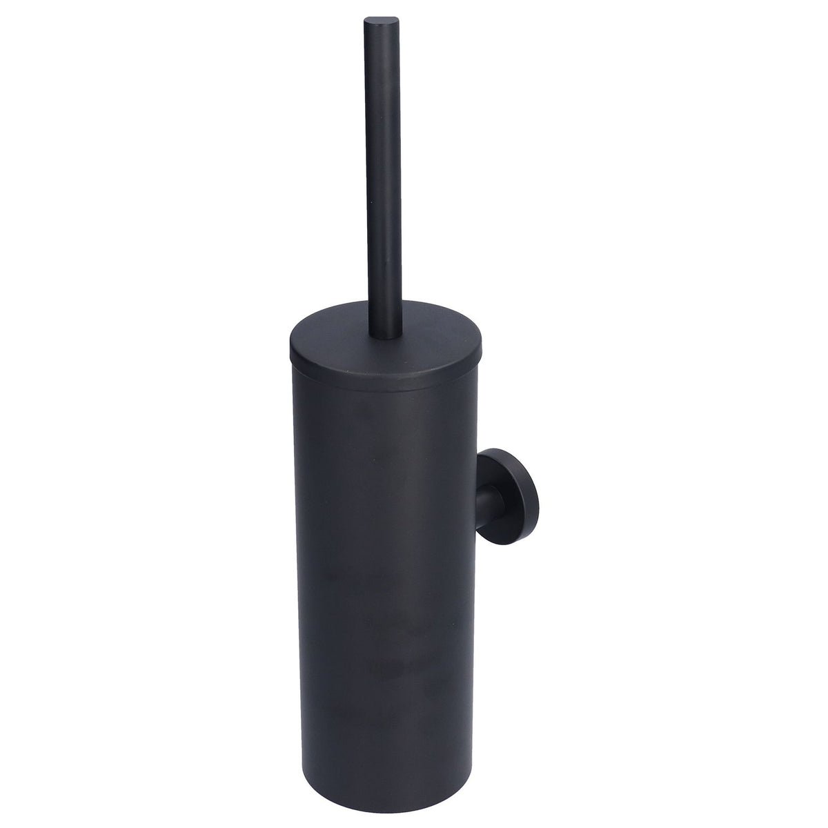 Toilet Brush with Holder Stainless Steel Long Handle Toilet Bowl Brush Soft Toilet Brush Toilet Cleaning Brush SetBlack