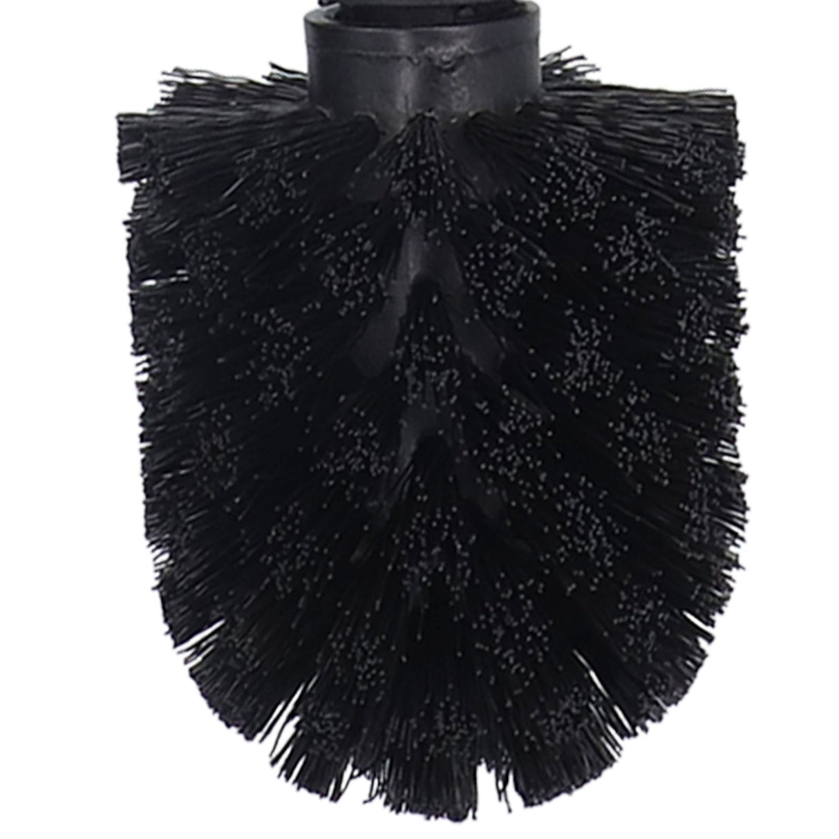 Toilet Brush with Holder Stainless Steel Long Handle Toilet Bowl Brush Soft Toilet Brush Toilet Cleaning Brush SetBlack