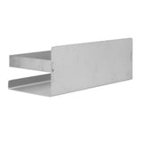 Stainless Steel Shower Rack Waterproof Anti Rust No Drilling Wall Mounted Shower Shelf with Brushed Finish - Close-Up Angle