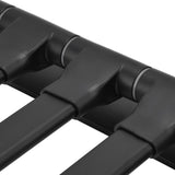 Towel Rack Aluminum Alloy Towel Shelf with 5 Bars Rotatable and Durable for Bathroom and Kitchen Black - Extra Image
