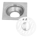 Stainless Steel Floor Drain Self Sealing Washing Machine Floor Strainer for Kitchen BathroomHigh Gloss Dual Use - Side View