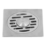 Stainless Steel Floor Drain Self Sealing Washing Machine Floor Strainer for Kitchen BathroomHigh Gloss Dual Use - Low Angle
