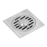 Stainless Steel Floor Drain Self Sealing Washing Machine Floor Strainer for Kitchen BathroomHigh Gloss Dual Use - Extra Image