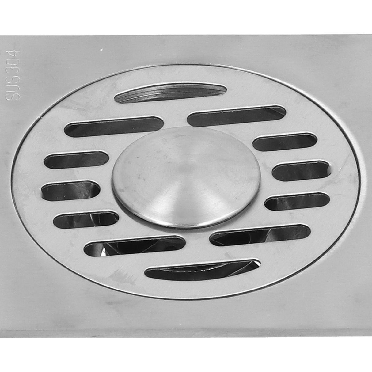 Stainless Steel Floor Drain Self Sealing Washing Machine Floor Strainer for Kitchen BathroomHigh Gloss Dual Use