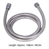 148cm Stainless Steel Shower Hose Flexible Shower Head Connection Shower Tube for Bathroom Home - Extra Image