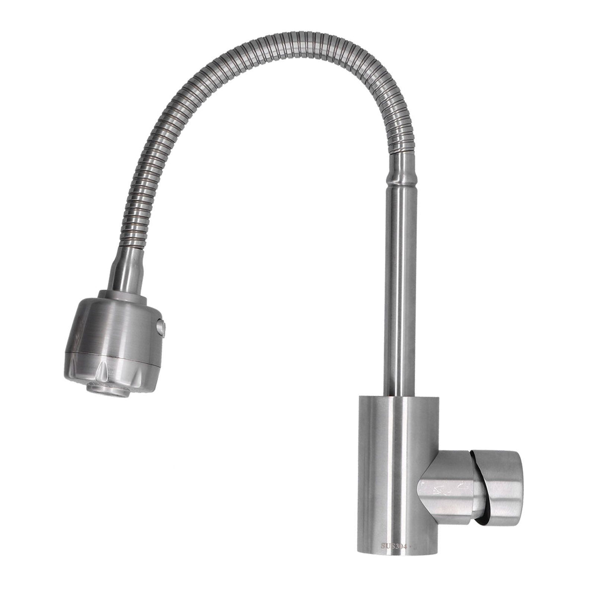 Stainless Steel Universal Water Faucet Bathroom Basin Sink Hot and Cold Water Tap with 2 Gear for Home Kitchen