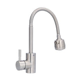 Stainless Steel Universal Water Faucet Bathroom Basin Sink Hot and Cold Water Tap with 2 Gear for Home Kitchen