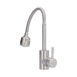 Stainless Steel Universal Water Faucet Bathroom Basin Sink Hot and Cold Water Tap with 2 Gear for Home Kitchen