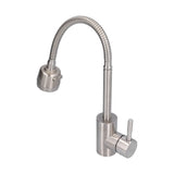 Stainless Steel Universal Water Faucet Bathroom Basin Sink Hot and Cold Water Tap with 2 Gear for Home Kitchen