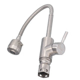 Stainless Steel Universal Water Faucet Bathroom Basin Sink Hot and Cold Water Tap with 2 Gear for Home Kitchen