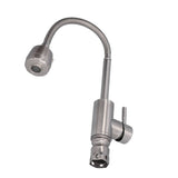 Stainless Steel Universal Water Faucet Bathroom Basin Sink Hot and Cold Water Tap with 2 Gear for Home Kitchen - Extra Image