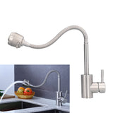 Stainless Steel Universal Water Faucet Bathroom Basin Sink Hot and Cold Water Tap with 2 Gear for Home Kitchen - Extra Image