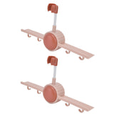 2Pcs Shower Head Holder Angle Adjustable Waterproof Moistureproof Shower Rack Hanging - Side View