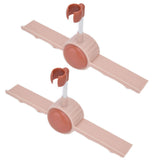 2Pcs Shower Head Holder Angle Adjustable Waterproof Moistureproof Shower Rack Hanging - 45-Degree Angle