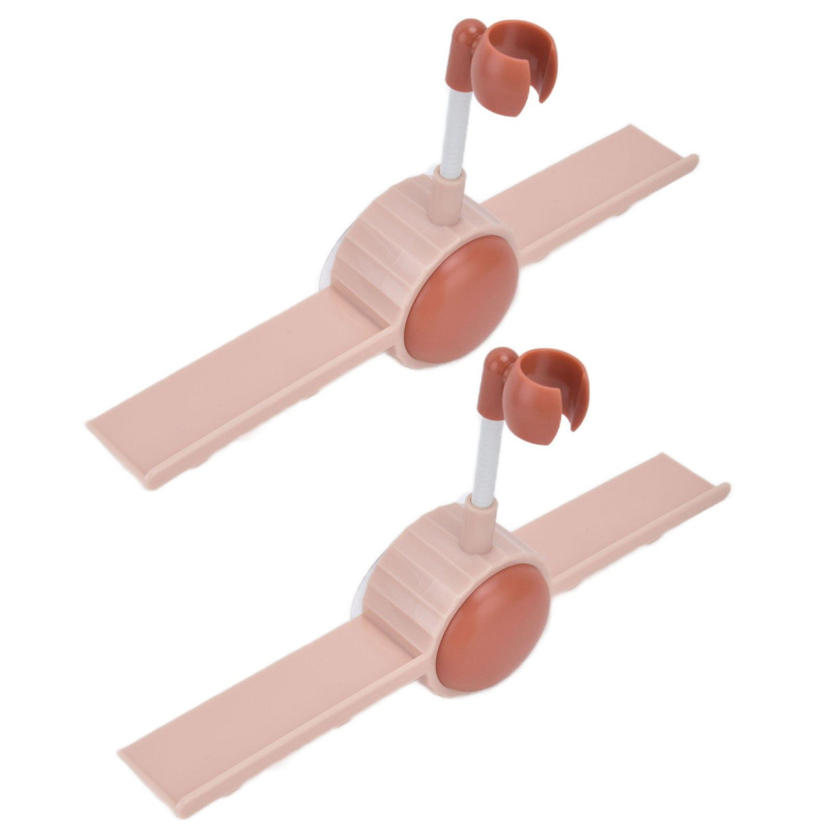 2Pcs Shower Head Holder Angle Adjustable Waterproof Moistureproof Shower Rack Hanging