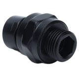 G1/2 Top Shower Adapter Adjustable Copper Shower Head Holder Home Bathroom Accessory Black - 45-Degree Angle