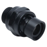 G1/2 Top Shower Adapter Adjustable Copper Shower Head Holder Home Bathroom Accessory Black - Low Angle