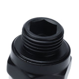 G1/2 Top Shower Adapter Adjustable Copper Shower Head Holder Home Bathroom Accessory Black - Extra Image