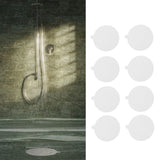 Disposable Shower Drain Hair Catcher Sink Strainer Anti Clogging Mesh Stickers for Bathroom SuppliesRound 50PCS 9x9cm