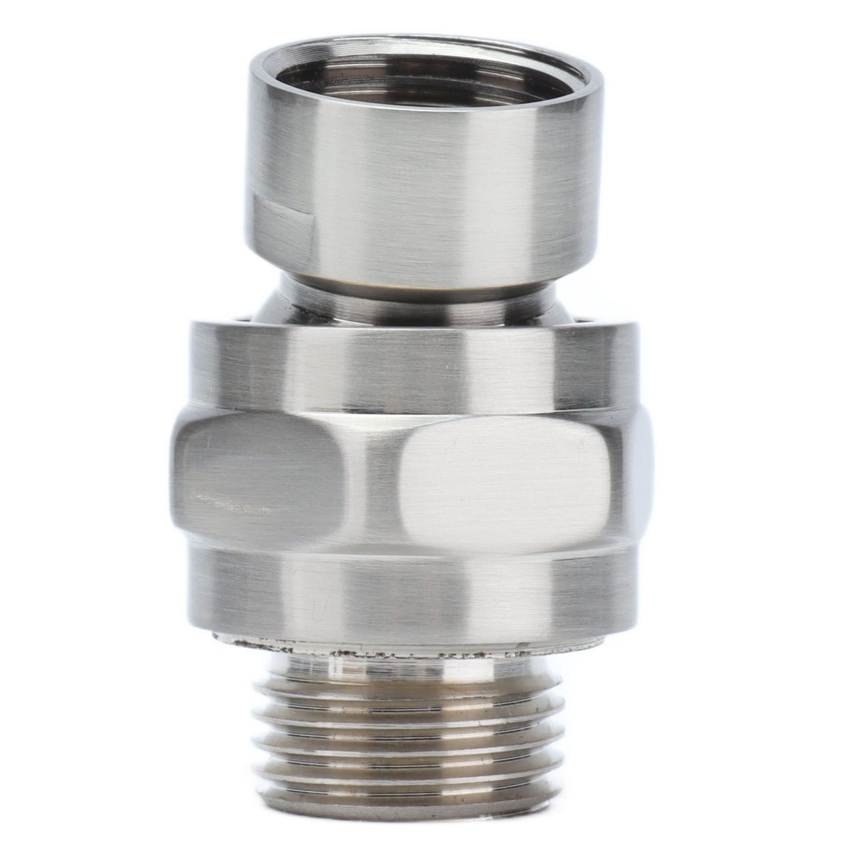 G1/2 Shower Head Adapter Copper Shower Diverter Valve for Home Bathroom Top Spray Accessories Brushed