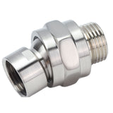 G1/2 Shower Head Adapter Copper Shower Diverter Valve for Home Bathroom Top Spray Accessories Brushed