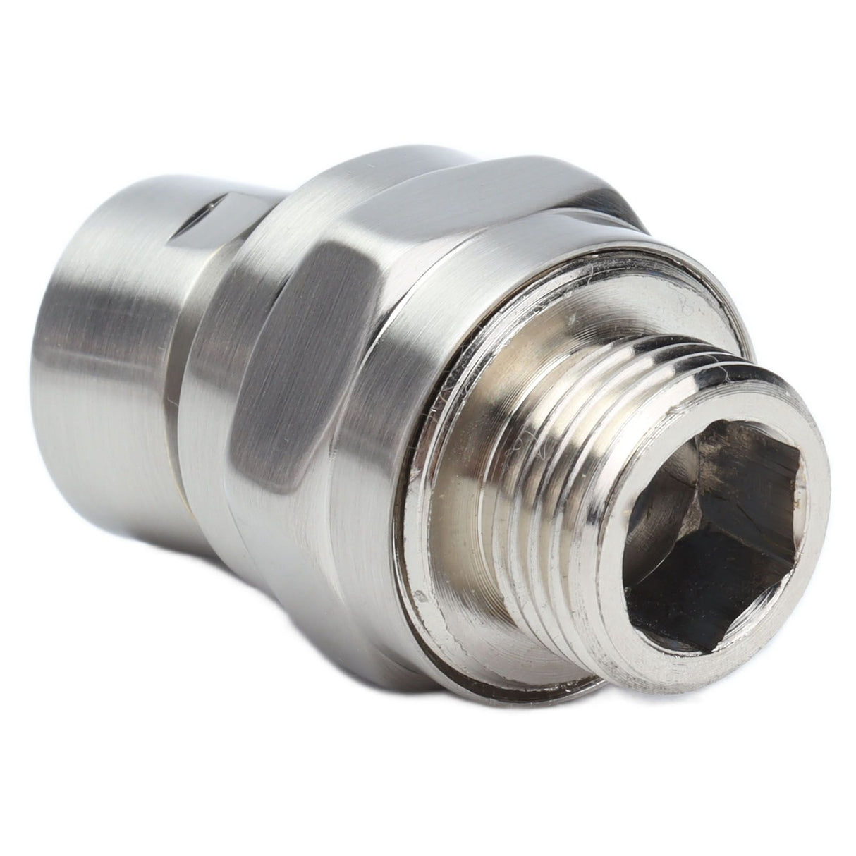 G1/2 Shower Head Adapter Copper Shower Diverter Valve for Home Bathroom Top Spray Accessories Brushed