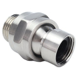 G1/2 Shower Head Adapter Copper Shower Diverter Valve for Home Bathroom Top Spray Accessories Brushed