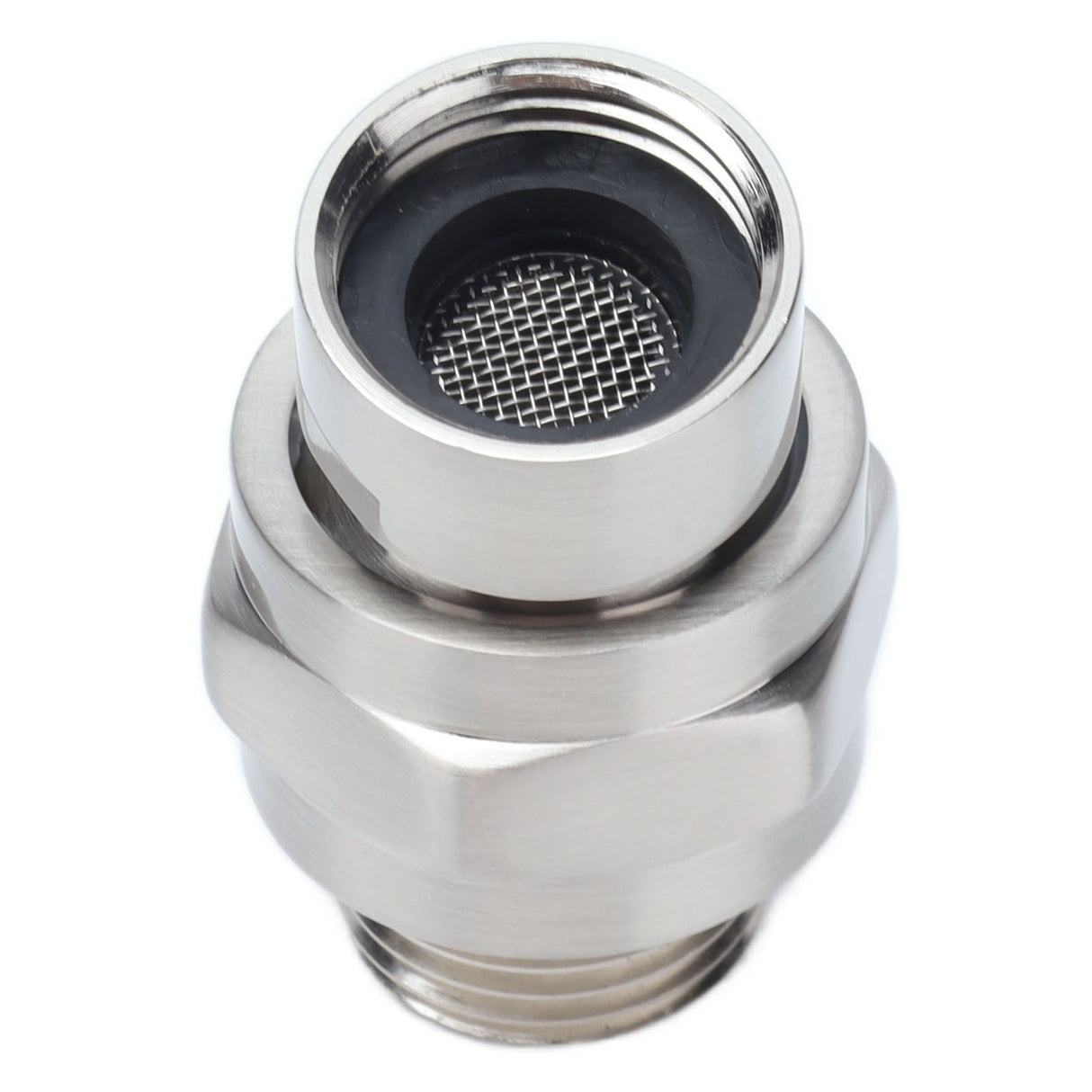 G1/2 Shower Head Adapter Copper Shower Diverter Valve for Home Bathroom Top Spray Accessories Brushed
