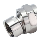 G1/2 Shower Head Adapter Copper Shower Diverter Valve for Home Bathroom Top Spray Accessories Brushed