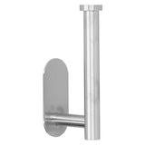 304 Stainless Steel Paper Towel Holder No Punch Tissue Rack for Bathroom Kitchen Hotel Laundry Room - Rear View