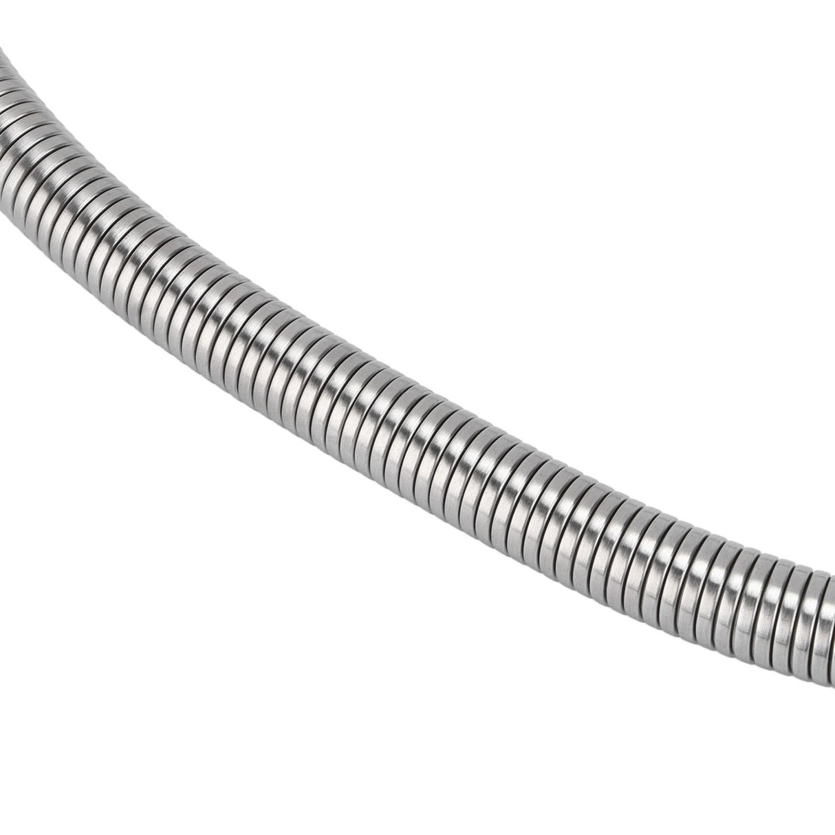 3Pcs/Set Stainless Steel Hand Shower Brushed Round Single Shower Head with Hose Fixed Holder