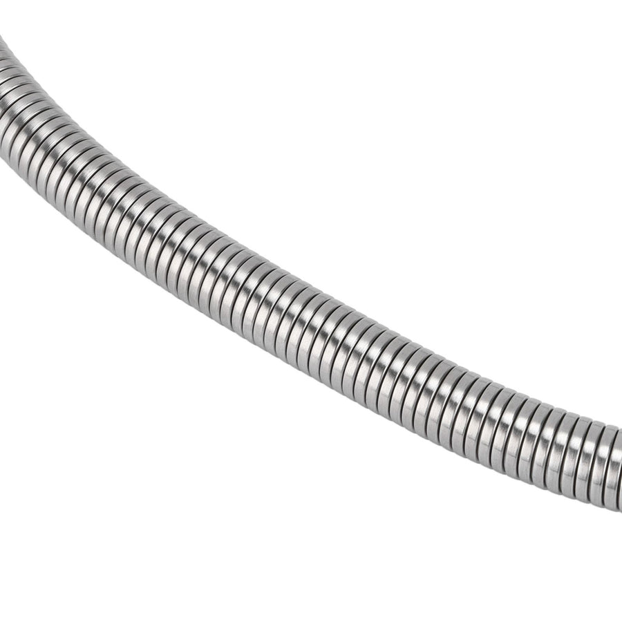 3Pcs/Set Stainless Steel Hand Shower Brushed Round Single Shower Head with Hose Fixed Holder