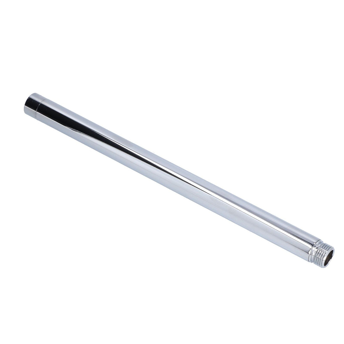 30cm/12in Shower Arm G1/2in Stainless Steel Shower Arm with Polished Chrome Finish Easy to Install and Clean for Bathroom and Toilet