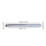 30cm/12in Shower Arm G1/2in Stainless Steel Shower Arm with Polished Chrome Finish Easy to Install and Clean for Bathroom and Toilet