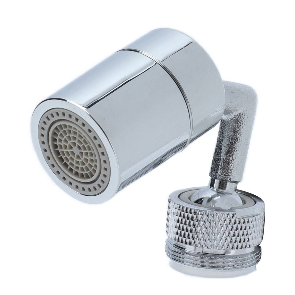 720° Rotatable Sink Faucet Aerator Sprayer Head with 2 Water Outlet Modes 4 Layers Net FilterM24 Male Thread