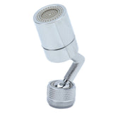 720° Rotatable Sink Faucet Aerator Sprayer Head with 2 Water Outlet Modes 4 Layers Net FilterM24 Male Thread - Top-Down View
