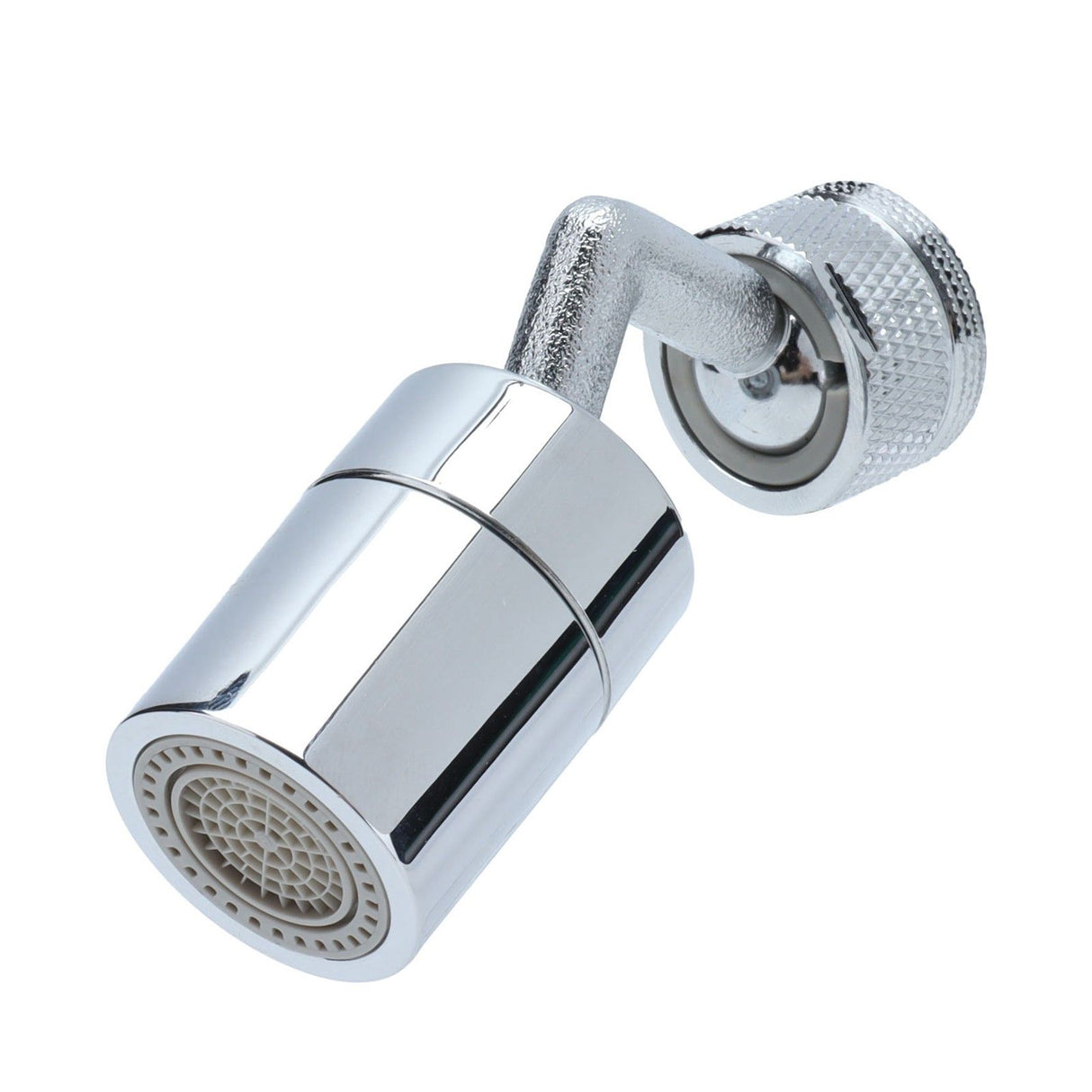 720° Rotatable Sink Faucet Aerator Sprayer Head with 2 Water Outlet Modes 4 Layers Net FilterM24 Male Thread
