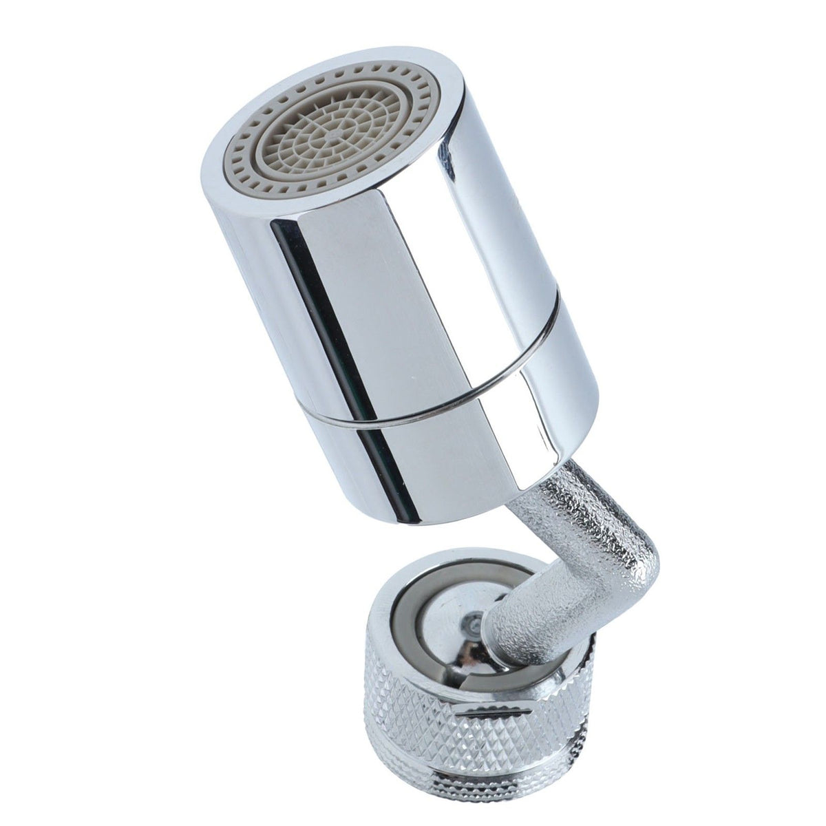 720° Rotatable Sink Faucet Aerator Sprayer Head with 2 Water Outlet Modes 4 Layers Net FilterM24 Male Thread