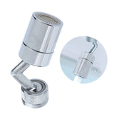 720° Rotatable Sink Faucet Aerator Sprayer Head with 2 Water Outlet Modes 4 Layers Net FilterM24 Male Thread - Extra Image