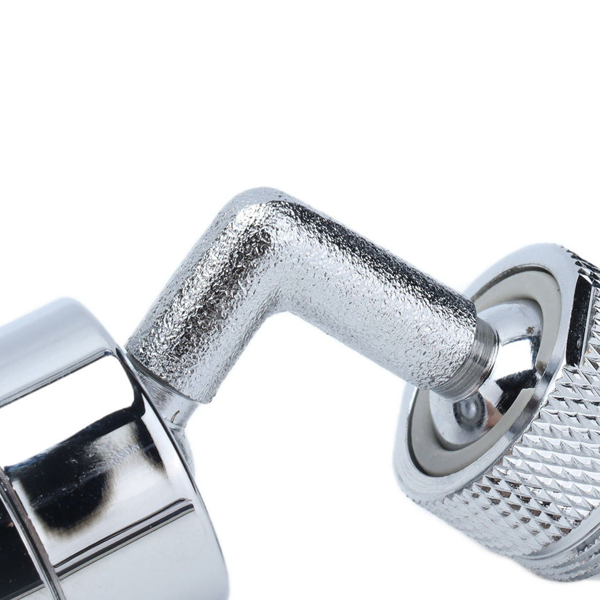 720° Rotatable Sink Faucet Aerator Sprayer Head with 2 Water Outlet Modes 4 Layers Net FilterM24 Male Thread