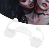 Vampire Fangs Retractable False Tooth with Tooth Repair Beads Halloween Costume Cosplay Party Props - Extra Image
