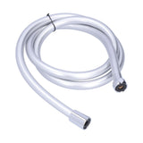 PVC Shower Hose 1.5m Shower Head Hose Water Heater Hose Smooth Explosion Proof Silver for Bathroom
