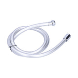 PVC Shower Hose 1.5m Shower Head Hose Water Heater Hose Smooth Explosion Proof Silver for Bathroom