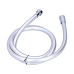 PVC Shower Hose 1.5m Shower Head Hose Water Heater Hose Smooth Explosion Proof Silver for Bathroom