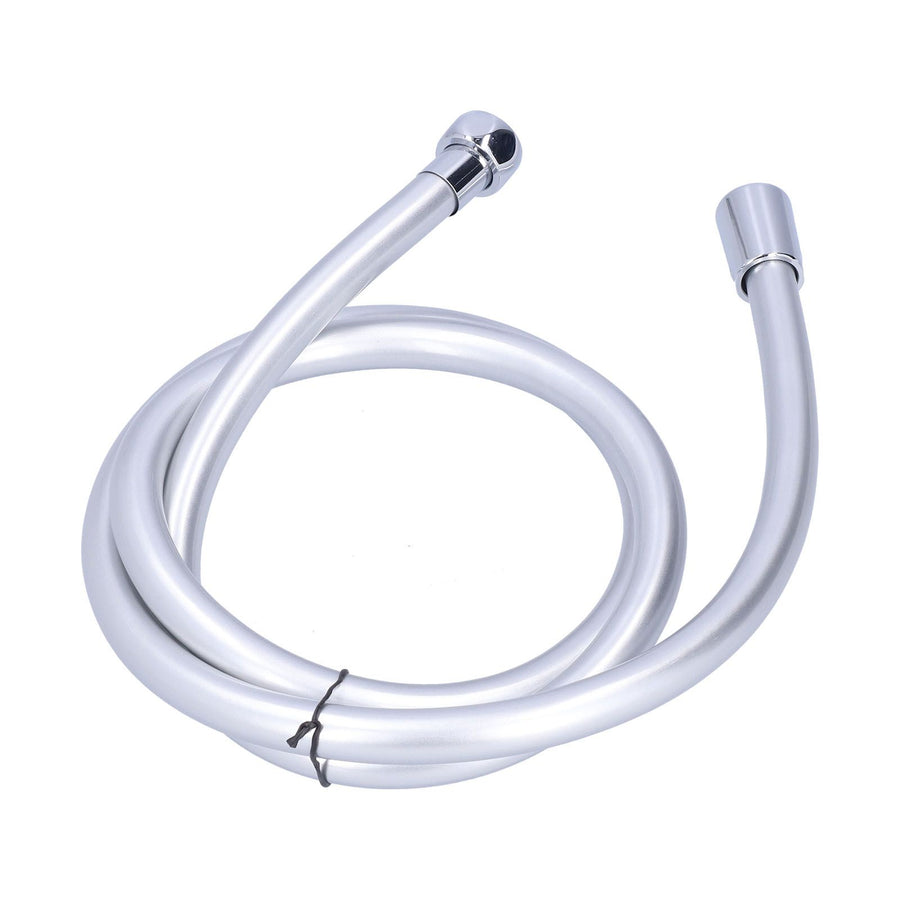 PVC Shower Hose 1.5m Shower Head Hose Water Heater Hose Smooth Explosion Proof Silver for Bathroom